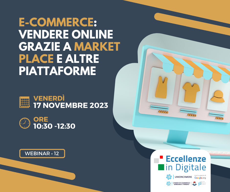 "E-commerce: vendere online grazie a Market Place e altre piattaforme"