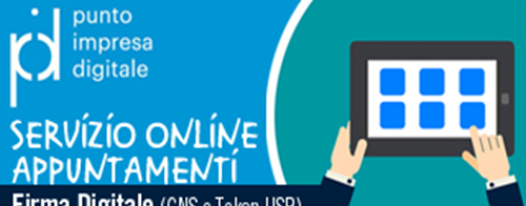 Prenotazione appuntamenti on line Firma digitale e Carte cronotachigrafiche